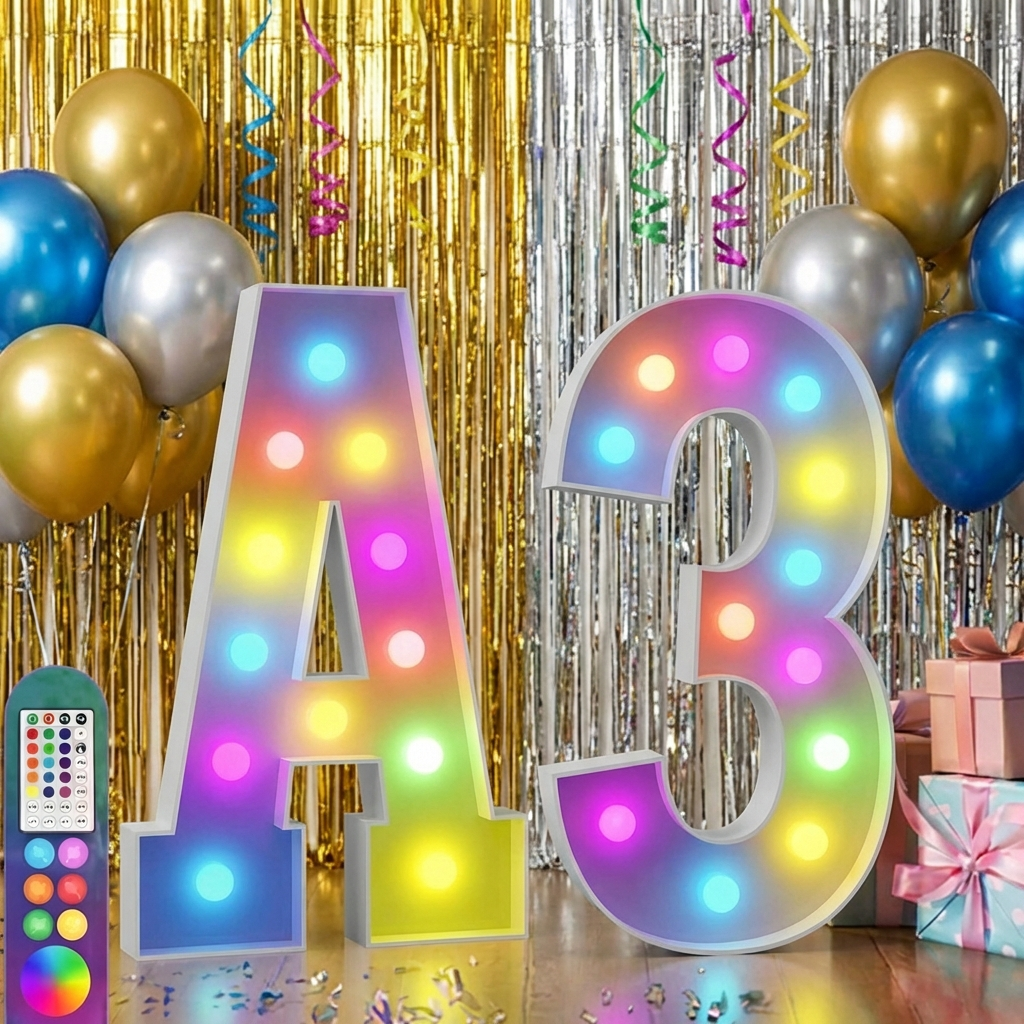 4FT Colorful Marquee Letters